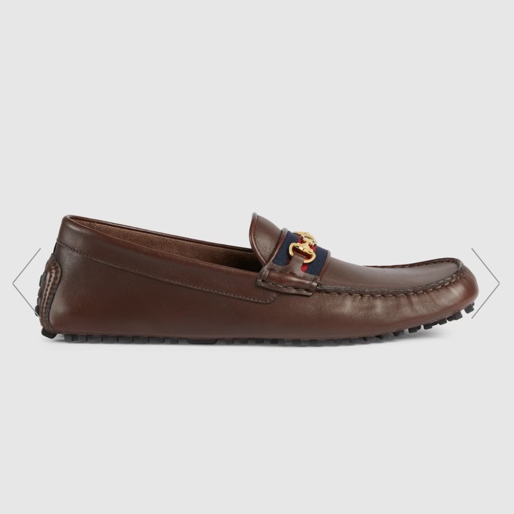 Like new Gucci Leather Drivers.